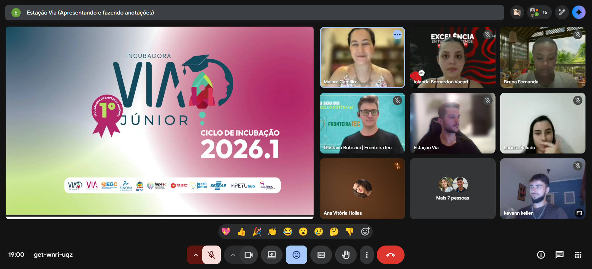 VIA Júnior Dá A Largada Para O Ciclo De Incubação 2026.1: Conheça As Novas EJs Incubadas!