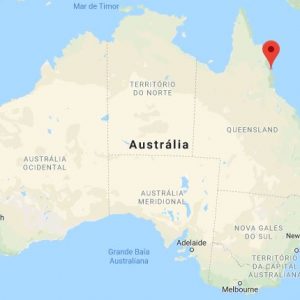 Região De Cairns Na Austrália. Fonte: Google Maps.