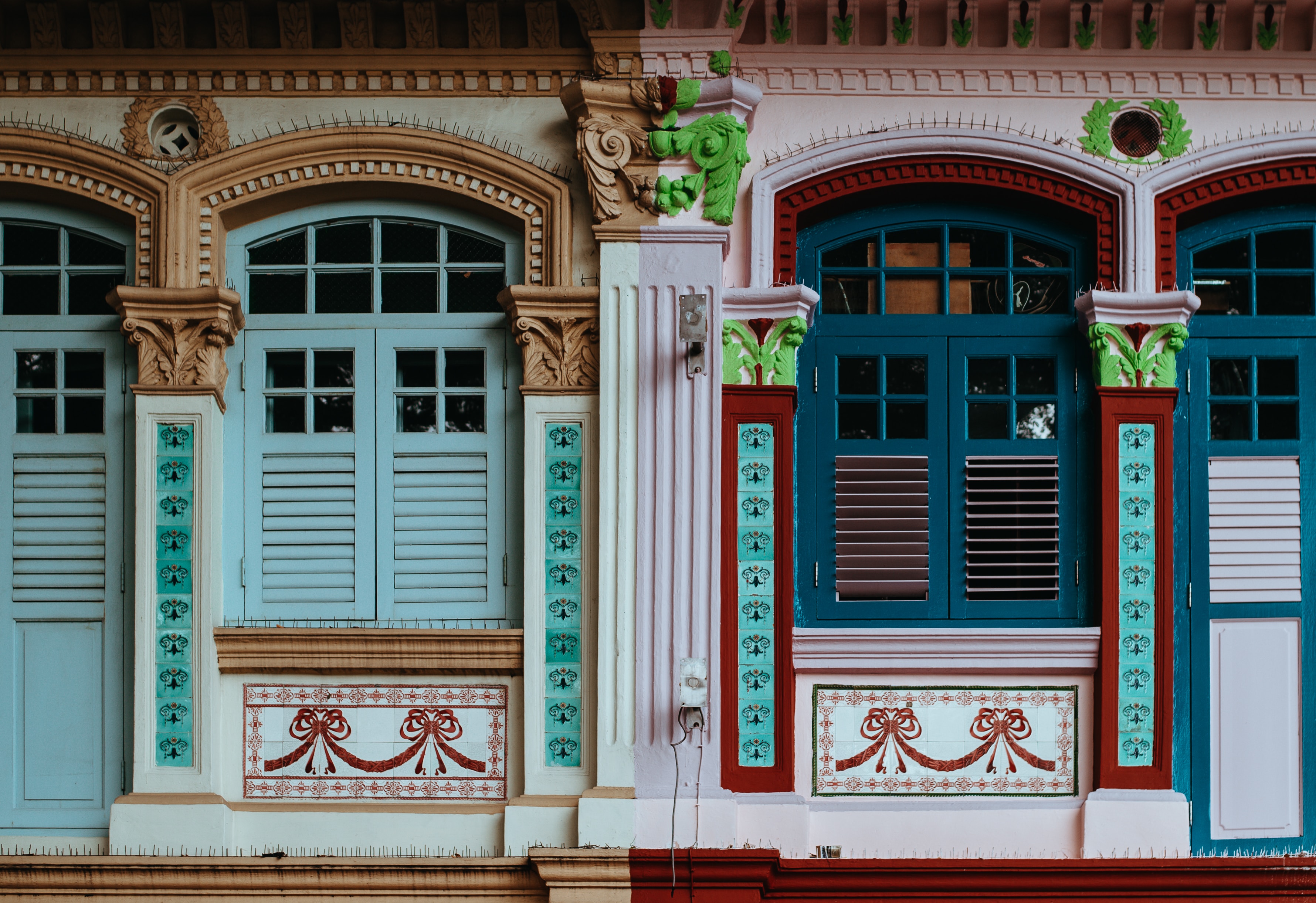 Colourful Shutters In Little India, Singapore. Photo By Annie Spratt On Unsplash
